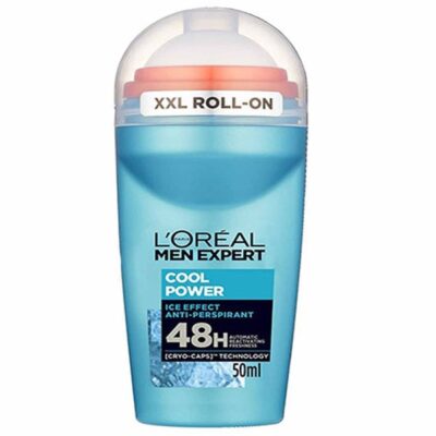 مام رول ضد تعریق لورال مدل loreal cool power حجم ۵۰ میل