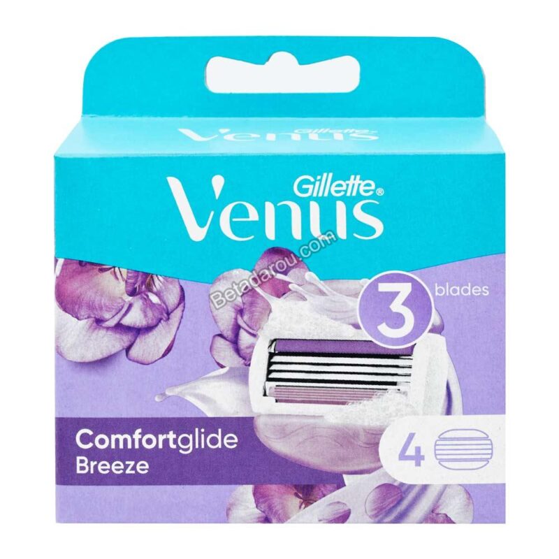 تیغ یدک ‏4 عددی ژیلت مدل Venus Breeze