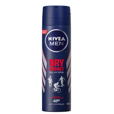 اسپری مردانه نیوآ مدل Dry Impact Plus حجم 150 میل