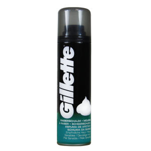 فوم اصلاح ژیلت مدل Sensitive حجم 200 میلی لیتر Gillette Sensitive Shaving Foam