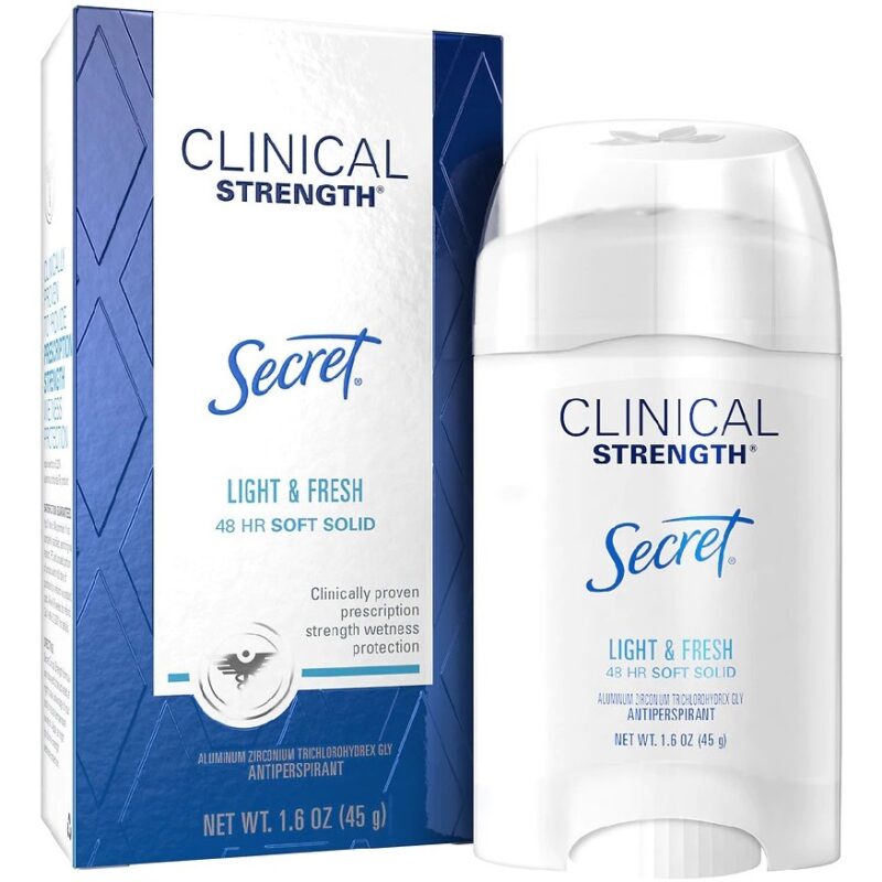 استیک دئودورانت سکرت کلینیکال Secret Solid Completely Clean وزن 45 گرم