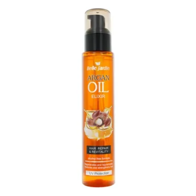 روغن مو آرگان بل جاردین (بلاجاردین) belle jardin حجم 100 میل