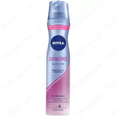 اسپری نگهدارنده حالت مو نیوا مدل دیاموند گلاس کر Nivea Hair Spray Diamond Gloss Care 250ml