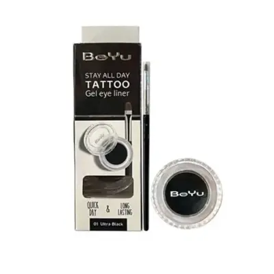 خط چشم ژله ای بیو beyu tatto gel eye liner ultra black