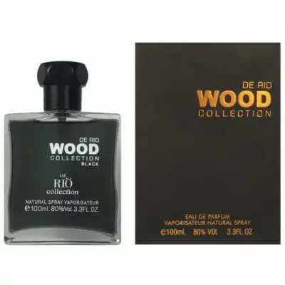 ادو پرفیوم مردانه ریو کالکشن مدل Rio Wood Black حجم 100ml