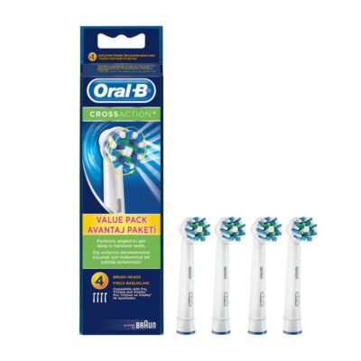 سری یدک مسواک برقی اورال بی Oral-B مدل Cross Action بسته 4 عددی