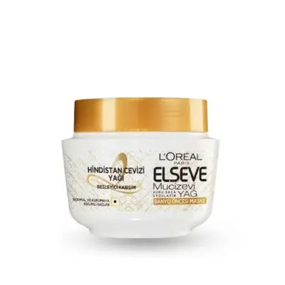 ماسک مو لورآل Loreal السیو حاوی روغن نارگیل مناسب موهای نرمال و خشک 300 میل