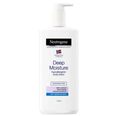 لوسیون بدن نوتروژینا مدل Deep Moisture حجم 400 میلی لیتر