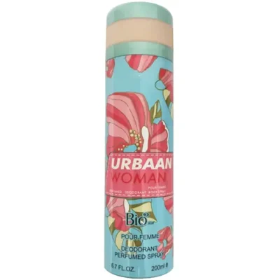 اسپری بدن زنانه Urbaan Woman بیو استار 200ml