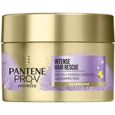 ماسک مو پنتن مدل Intense Hair Rescue حاوی بیوتین و پروتئین ابریشم 300 میل