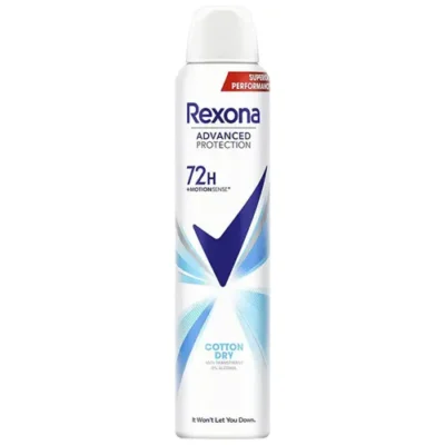 اسپری رکسونا مدل cotton dry حجم ۲۰۰ میل