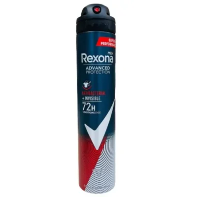 اسپری رکسونا مردانه مدل Antibacterial invisible حجم ۲۰۰ میل
