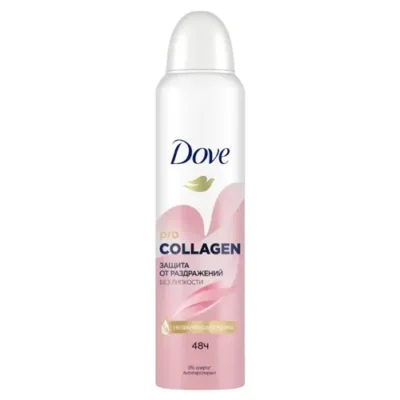 اسپری ضد تعریق زنانه pro collagen داو حجم 150 میل