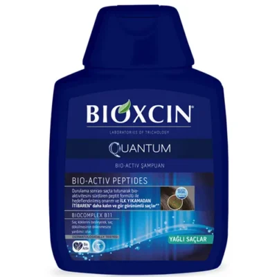 شامپو ضد ریزش مناسب موهای چرب بیوکسین مدل Quantum (300 میل)