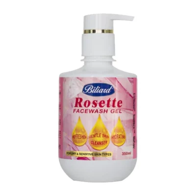 ژل شست و شوی صورت بیلیارد مدل Rosette حجم 350 میلی لیتر
