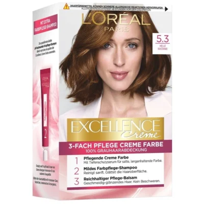 کیت رنگ مو لورال سری Excellence Creme (در ۱۱ رنگ)